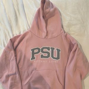 Pink PENN STATE hoodie.  Medium